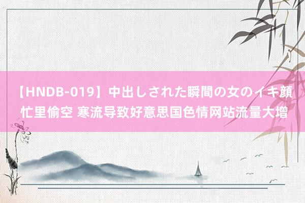 【HNDB-019】中出しされた瞬間の女のイキ顔 忙里偷空 寒流导致好意思国色情网站流量大增