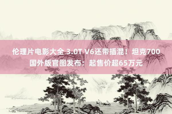 伦理片电影大全 3.0T V6还带插混！坦克700国外版官图发布：起售价超65万元