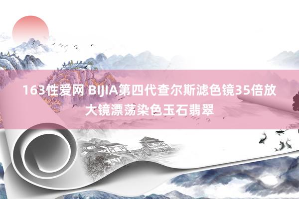 163性爱网 BIJIA第四代查尔斯滤色镜35倍放大镜漂荡染色玉石翡翠